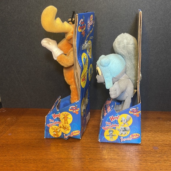 Rocky and Bullwinkle Poseable Figures. - Picture 2 of 9